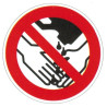 Panneau interdiction d'utiliser des solvants