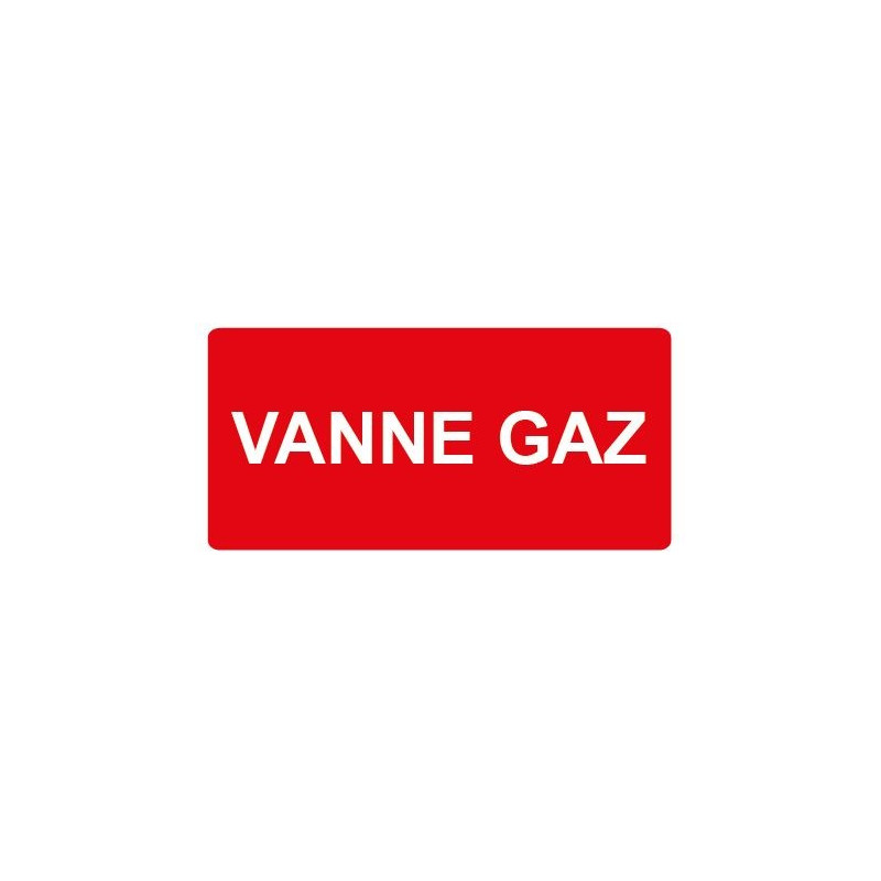 Autocollant pour tuyau gaz naturel Autocollant pour tuyau gaz naturel