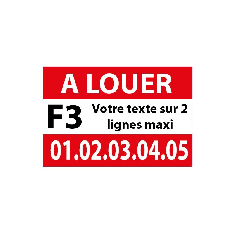 Panneau A LOUER PVC alvéolaire 3 mm Panneau A LOUER PVC alvéolaire 3 mm