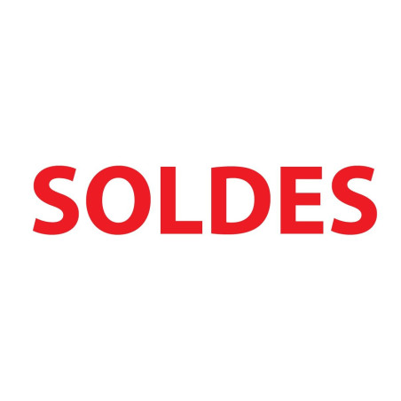 Adhésif "SOLDE" en lettrage