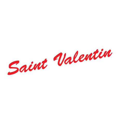 Adhésif "Saint Valentin" en lettrage