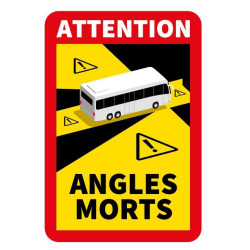 copy of Autocollant angle mort pour les bus et autocards