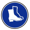 Panneau ou autocollant port de chaussures de sécurité obligatoire